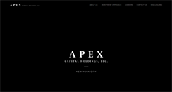 Desktop Screenshot of apexcap.com