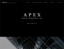 Tablet Screenshot of apexcap.com